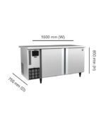 Hoshizaki Two Door Under Counter Freezer FTW-150MS4/LS4