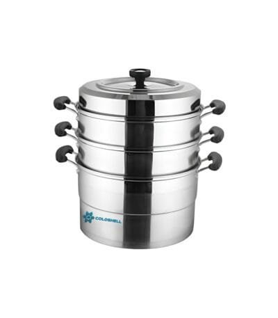 Coldshell 3 Tier Momo Steamer, Size 32cm