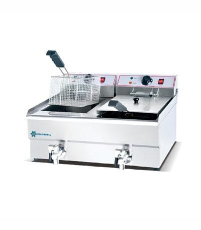 Coldshell Double Electric Fryer 10 Ltr X 2 With Tap