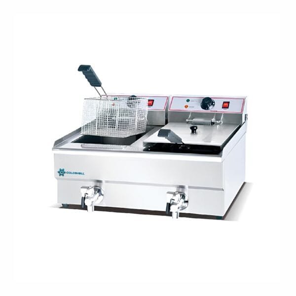 Coldshell Double Electric Fryer 10 Ltr X 2 With Tap