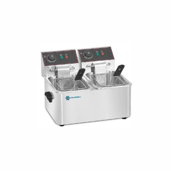 Coldshell Double Electric Fryer 6 Ltr X 2