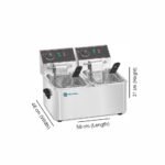 Coldshell Double Electric Fryer 6 Ltr X 2