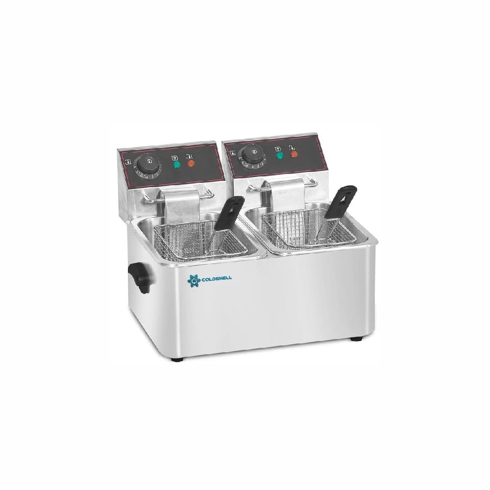 Coldshell Double Electric Fryer 6 Ltr X 2