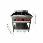 Coldshell Four Burner Continental Range FBR30