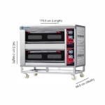 Coldshell Gas Baking Oven GBO 26 (2 Deck 6 Tray)