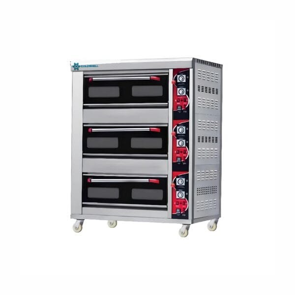 Coldshell Gas Baking Oven GBO 39 (3 Deck 9 Tray)