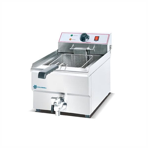 Coldshell Single Electric Fryer 10 Ltr With Tap