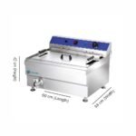 Coldshell Single Electric Fryer 30 Ltr With Tap