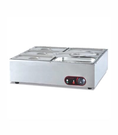 Electric Hot Bain Marie & Valve 6 Pan