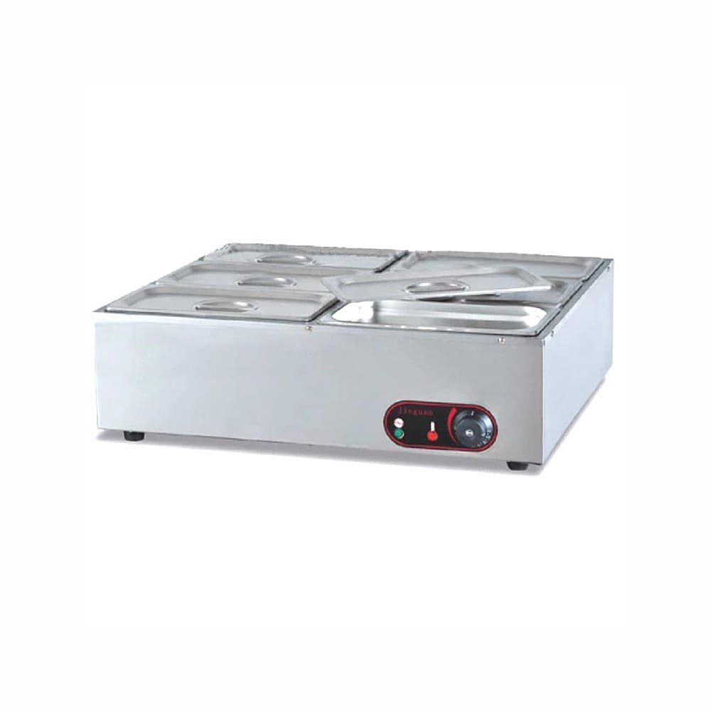 Electric Hot Bain Marie & Valve 6 Pan