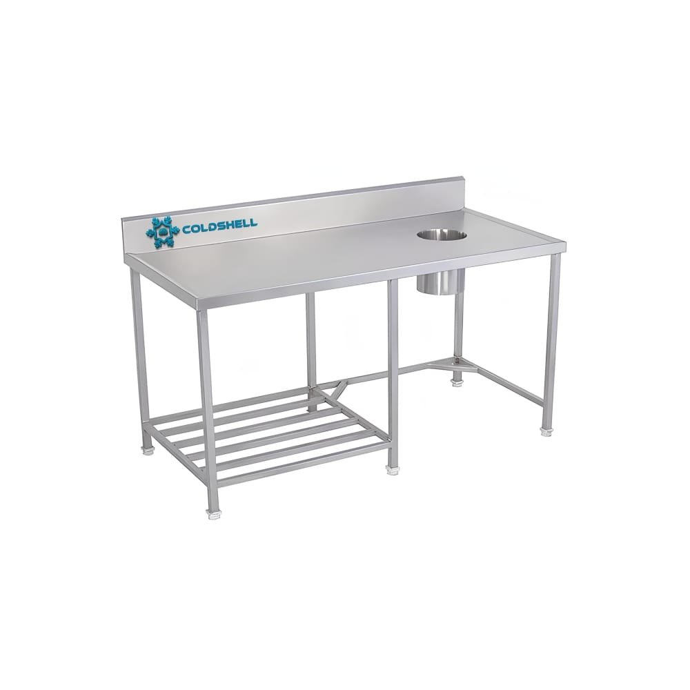 Coldshell Dish landing Table with Garbage Chute GCT60