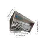 Coldshell Island Exhaust Hood EH48I