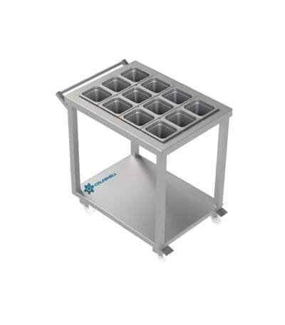 Coldshell Masala Trolley MT30, With 12 Containers