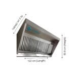 Coldshell Normal Box Exhaust Hood EH48B