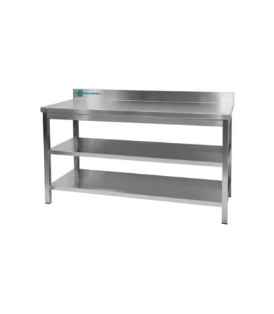 Coldshell Work table With Two Undershelves WT2U24