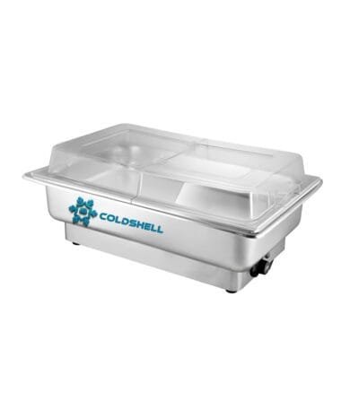 Coldshell Electric SS Chafer(Flip Top Cover)W/1/1 65mm Pan, ESSC10 10 Ltr