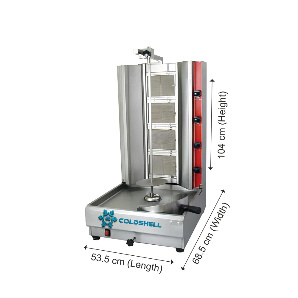 Coldshell Gas Shawarma Machine, PG4