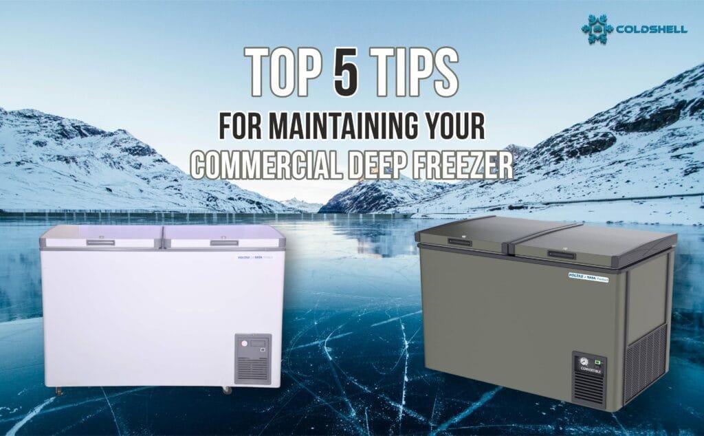 Top 5 Tips for Maintaining Your Commercial Chest Freezer